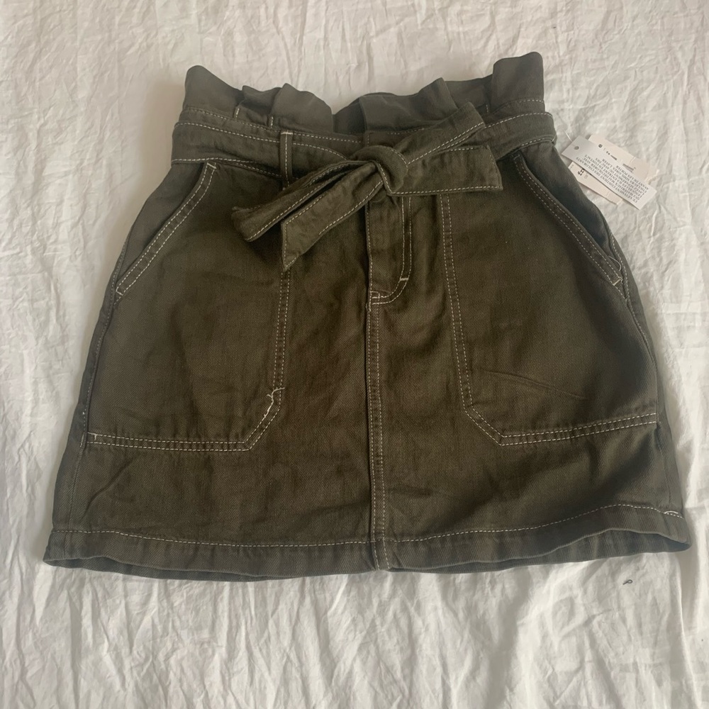 Free People Cargo Skirt